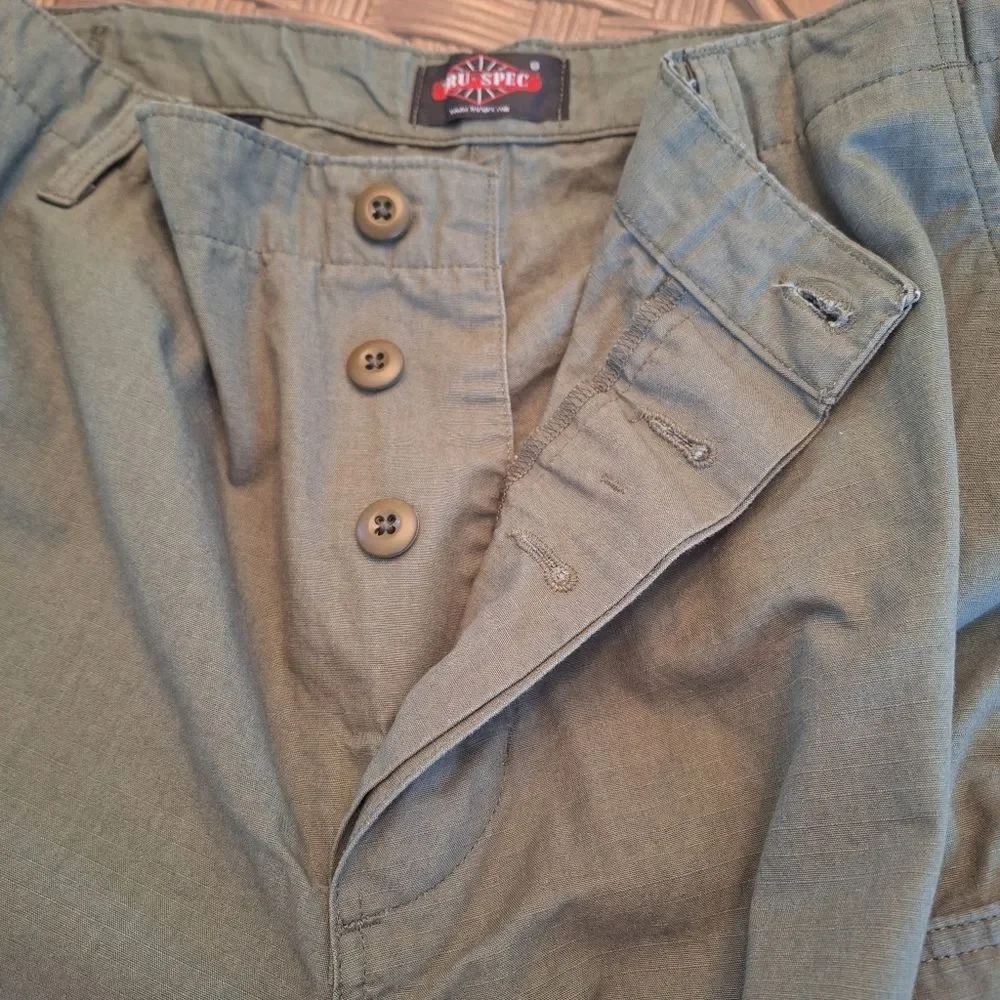 Tru-Spec Classic BDU Cargo Pants Olive 100% Cotton Rip Stop XL Regular NWOT